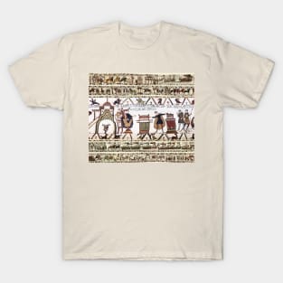 THE BAYEUX TAPESTRY Harold Made an Oath on Holy Relics to Duke William T-Shirt